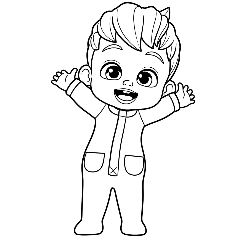 imprimir Bebefinn 19 para colorear gratis