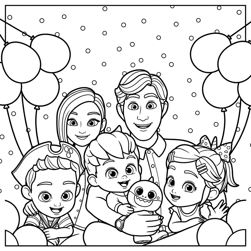 Bebefinn 21 para colorear para imprimir para niño de 7 años