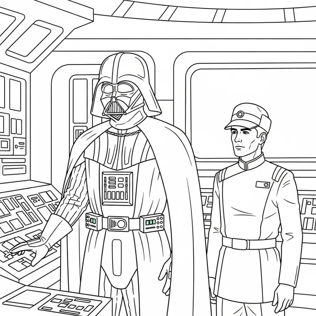 descargar Darth Vader 27 para colorear gratis