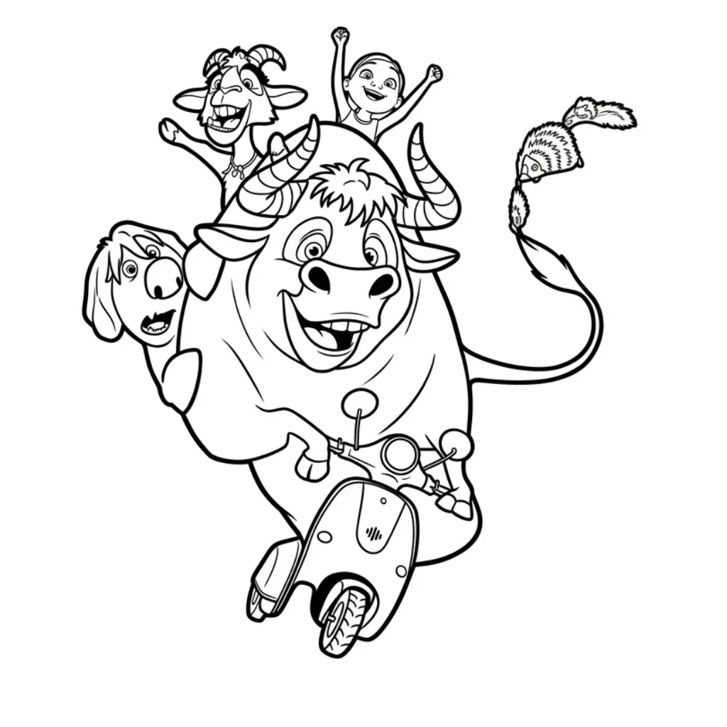 Ferdinand 11 para colorear para niños para descargar