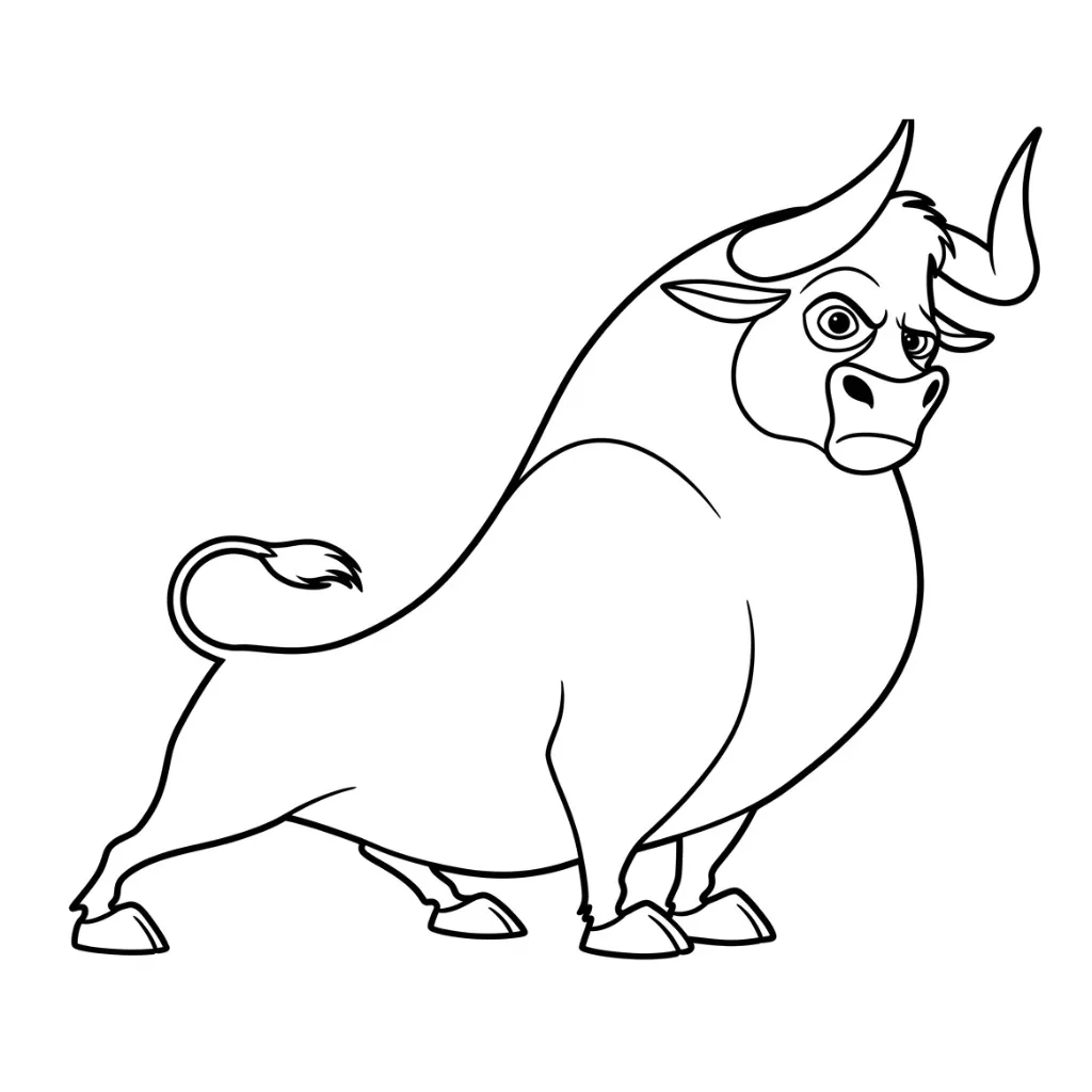Ferdinand 17 para colorear para niño