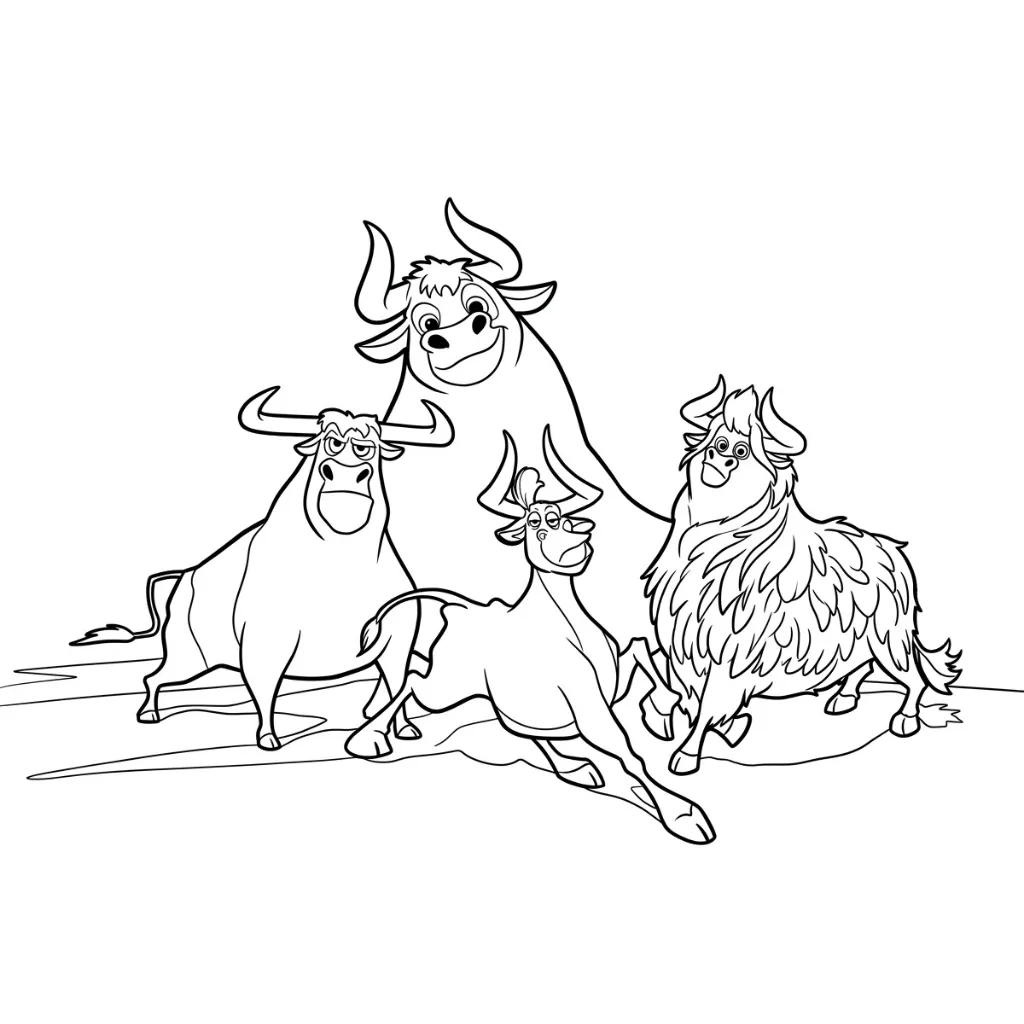 Ferdinand 21 para colorear en línea gratis