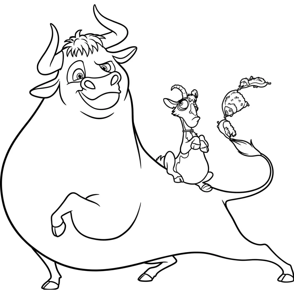 Ferdinand 24 para colorear gratis para imprimir