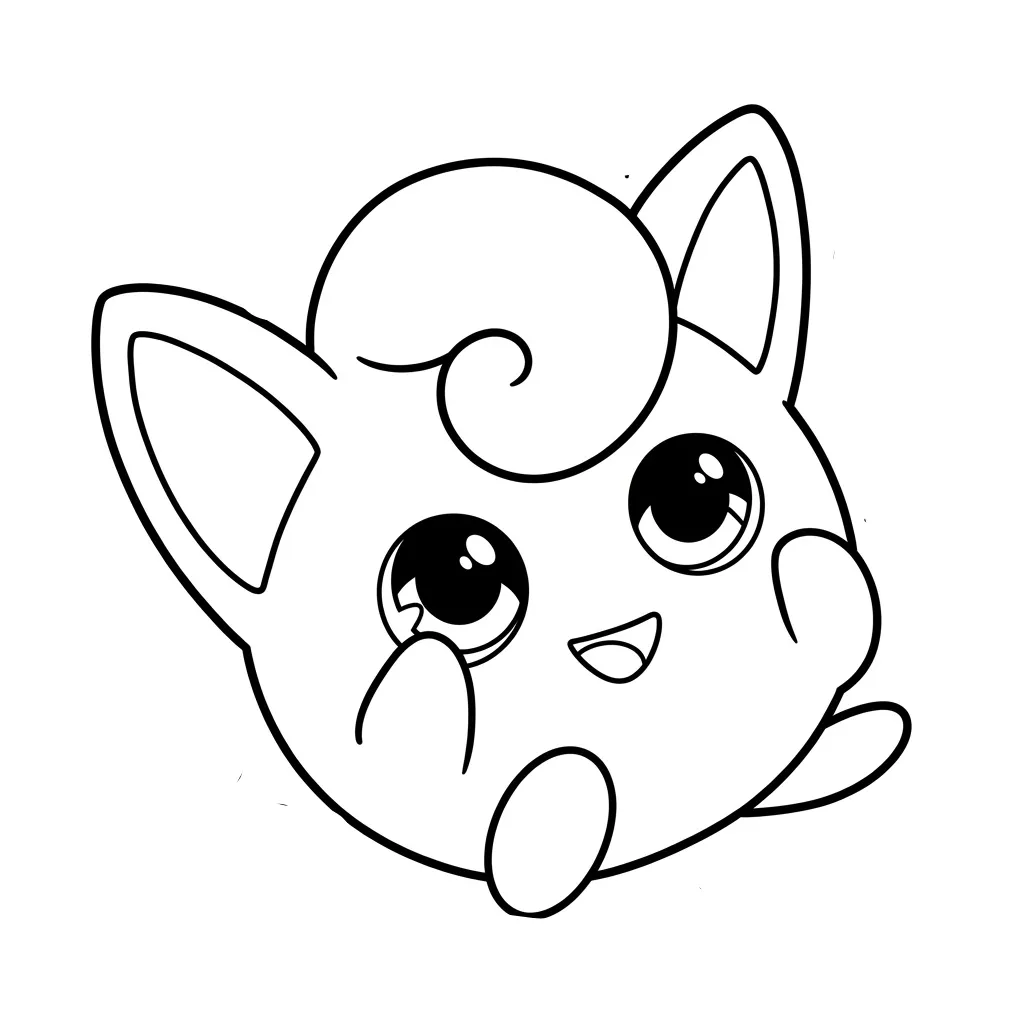 descargar Jigglypuff 3 para colorear gratis