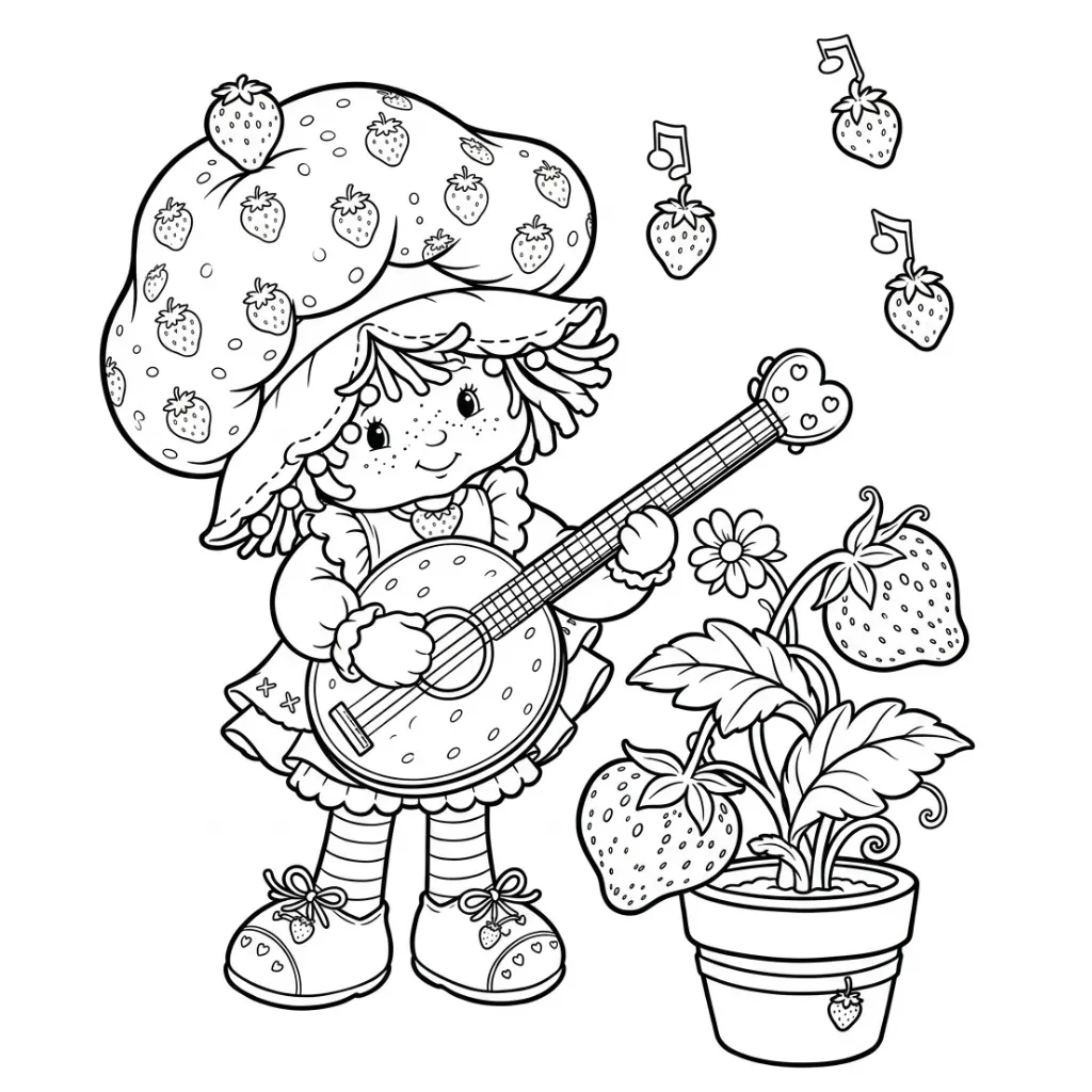 Rosita Fresita 11 para colorear para imprimir gratis