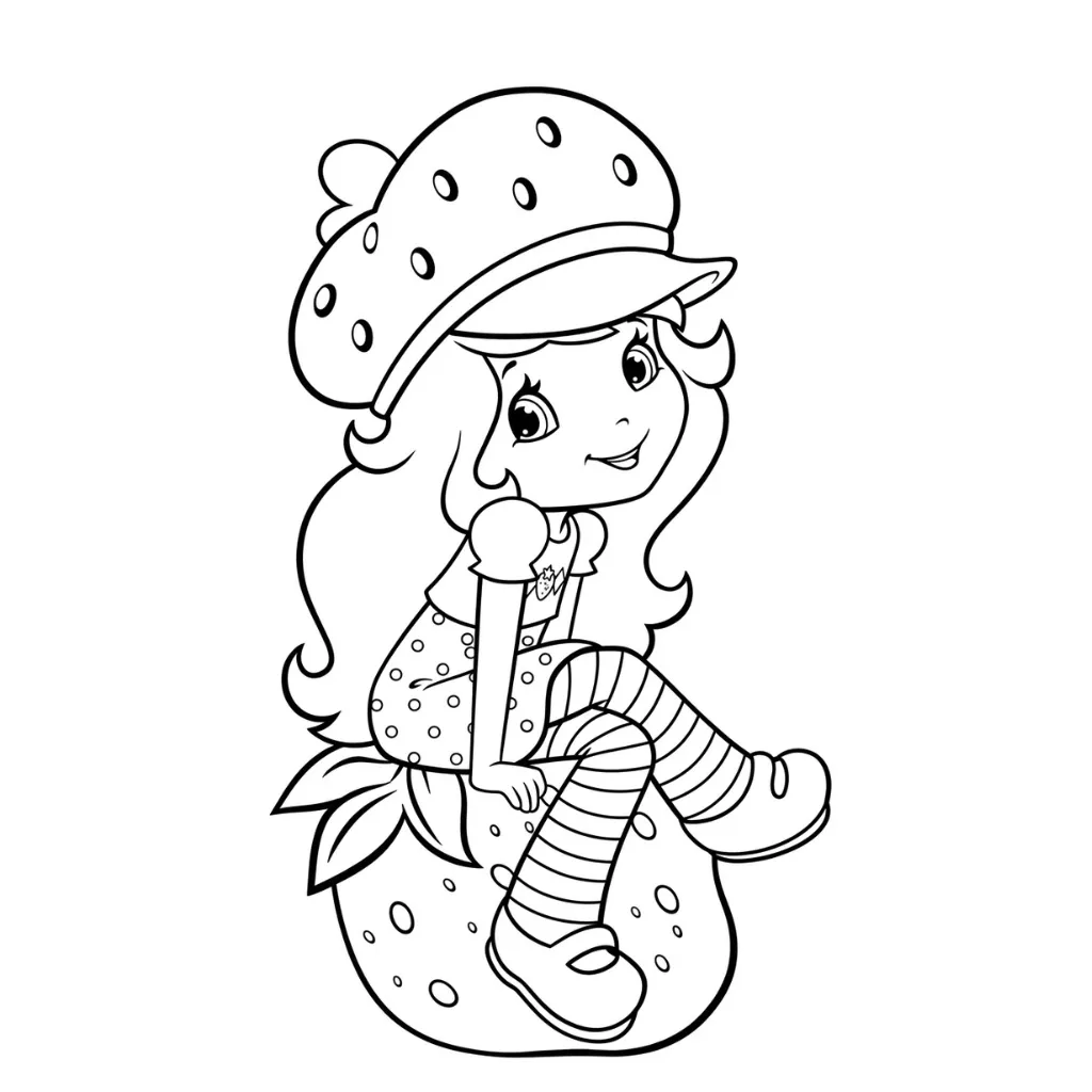 Rosita Fresita 17 para colorear y dibujos
