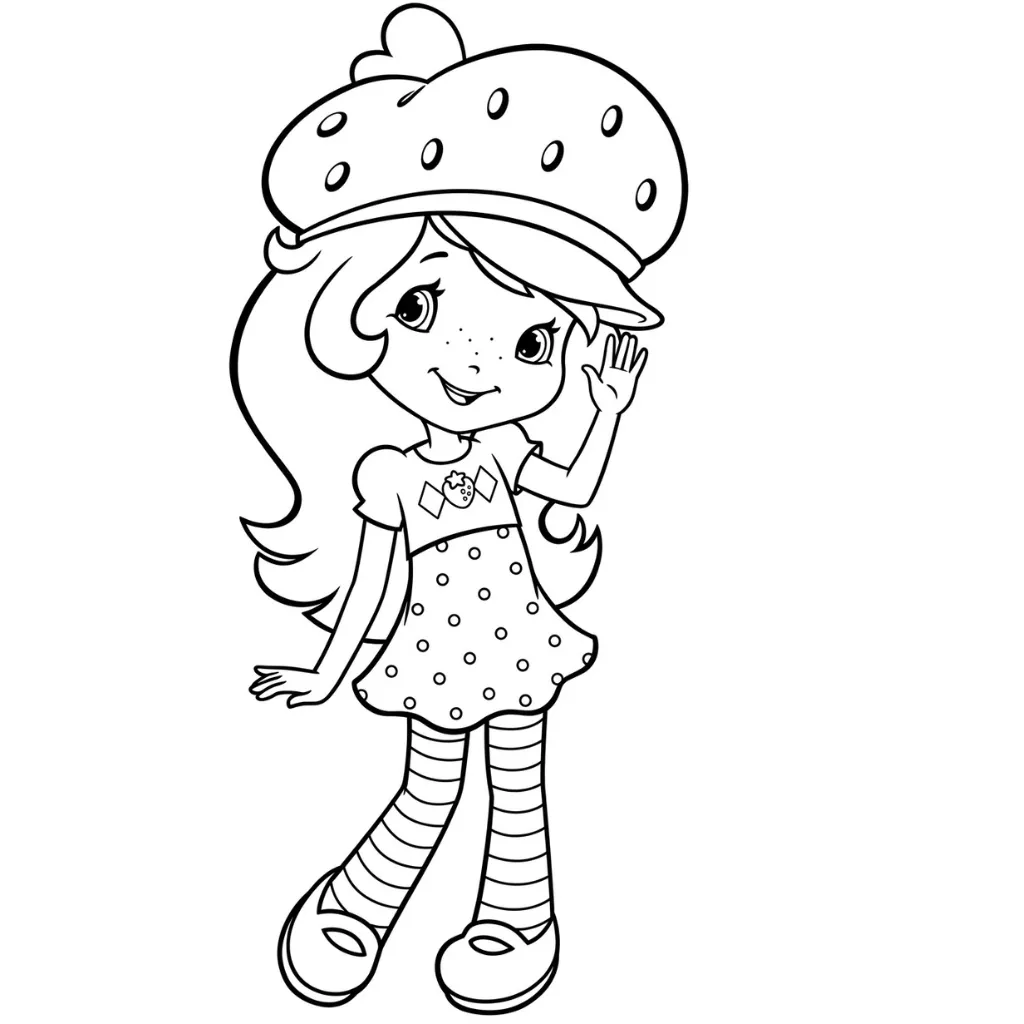 descargar Rosita Fresita 24 para colorear gratis