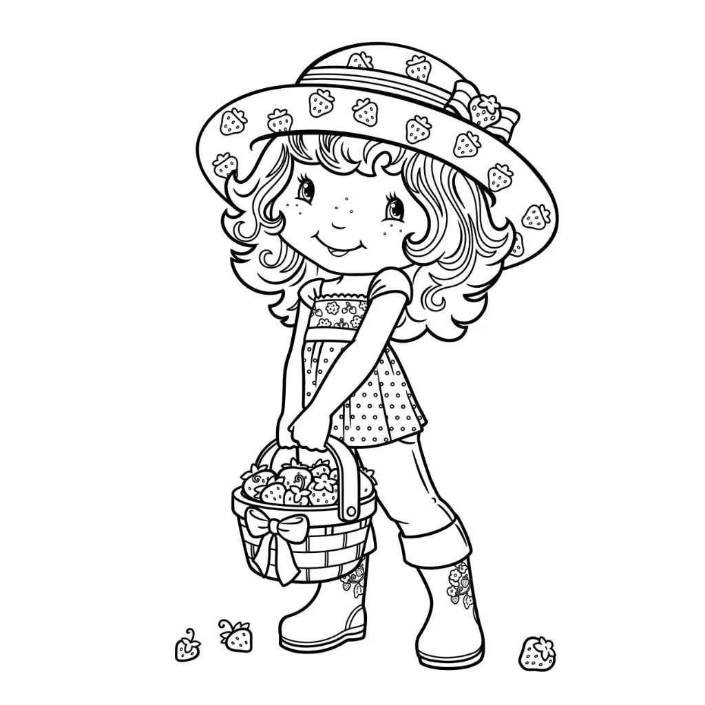Rosita Fresita 9 para dibujar e imprimir