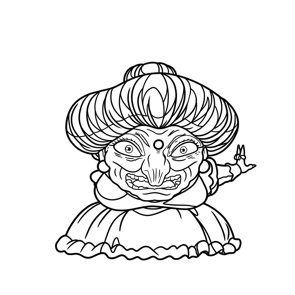 para imprimir Spirited Away 17 para colorear gratis