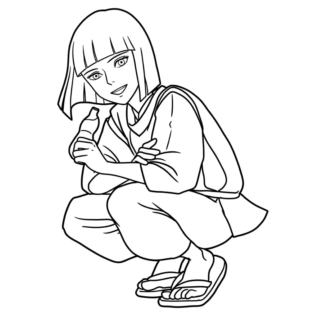 Spirited Away 19 para colorear para niño de 6 años