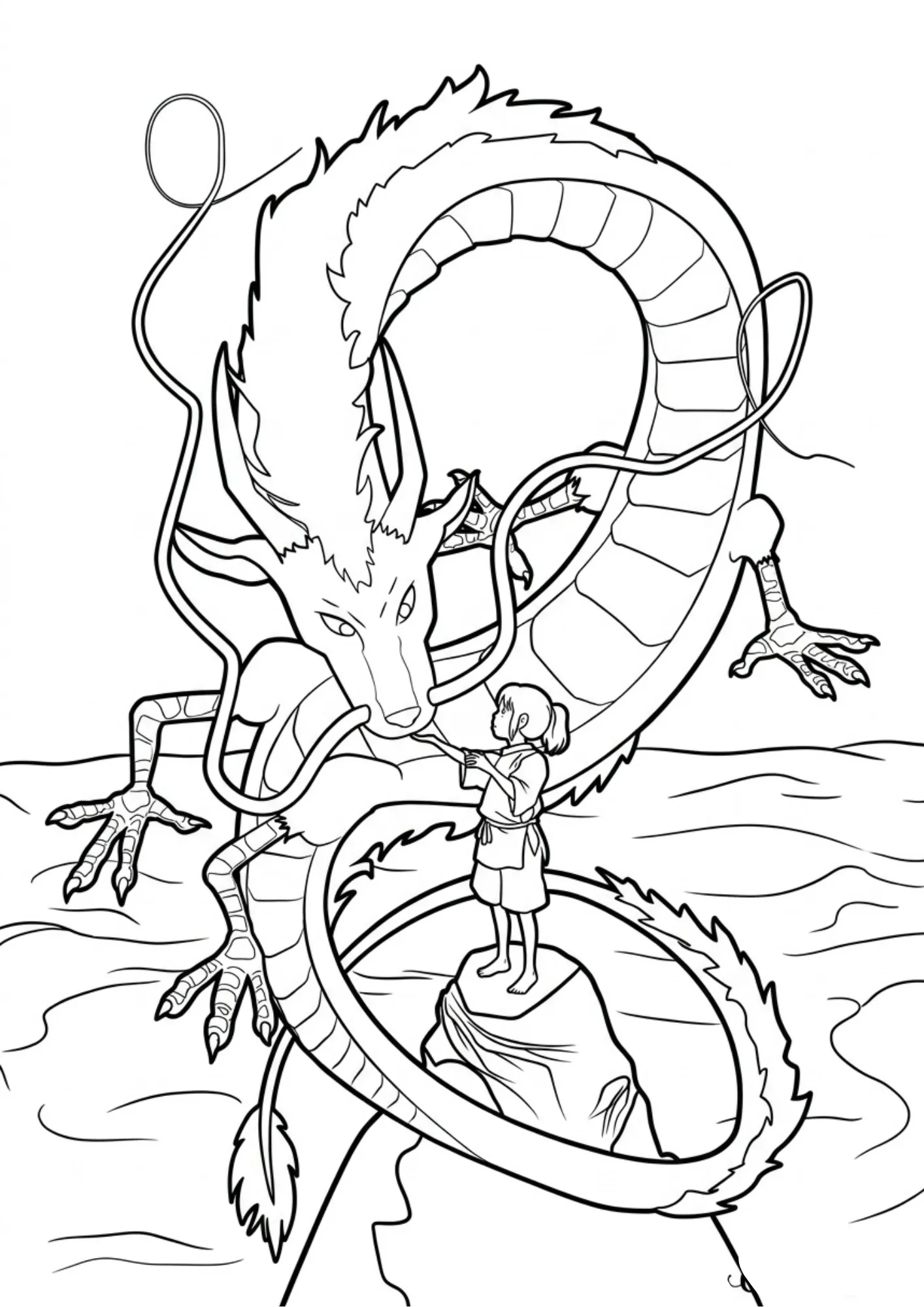 Spirited Away 22 para colorear y dibujos