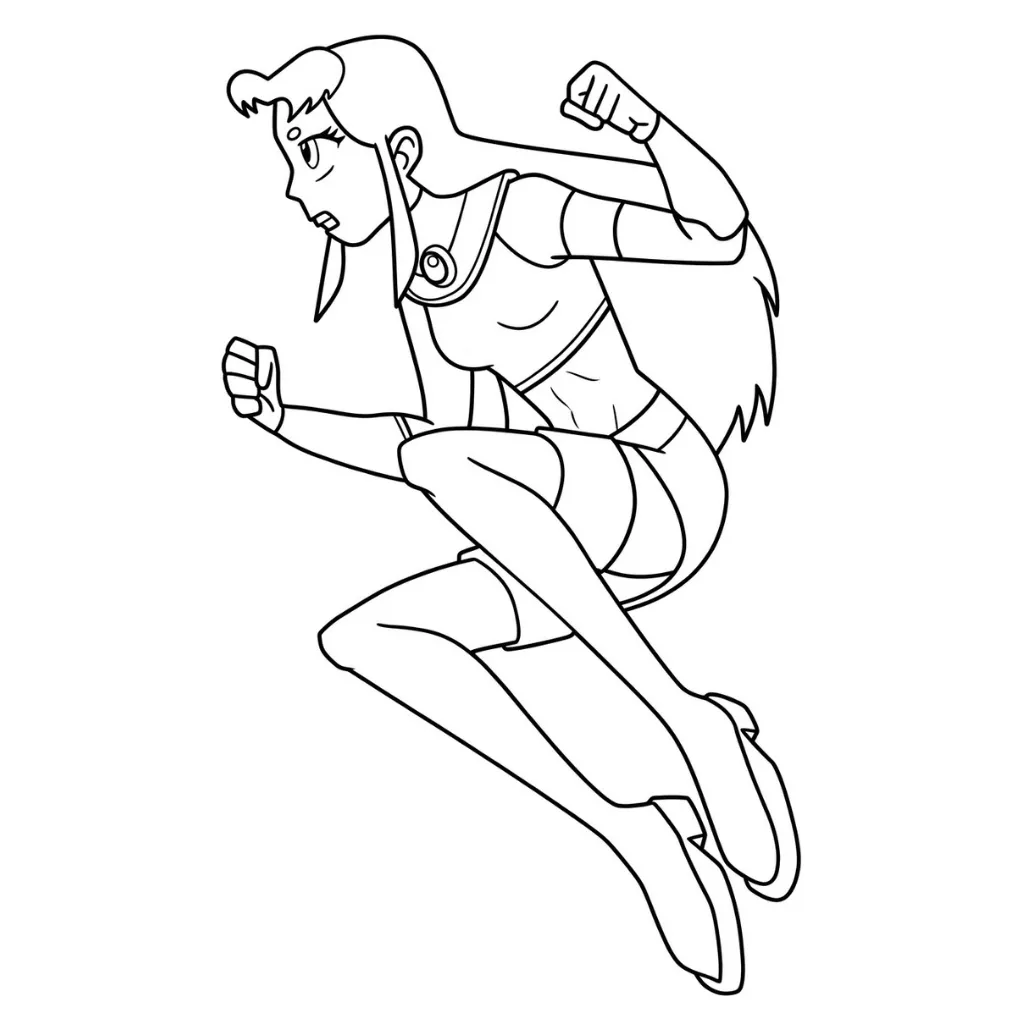 Starfire 19 para dibujar e imprimir