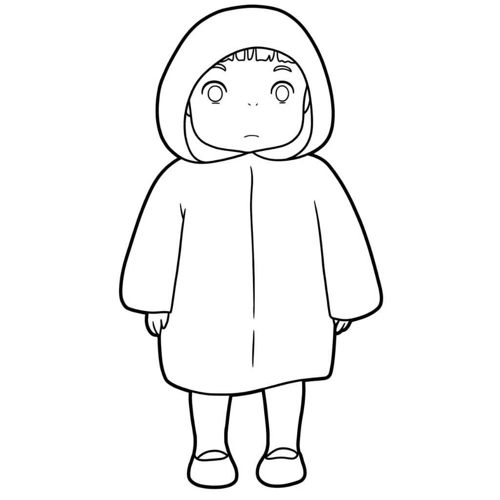 Totoro 11 para colorear para niños para imprimir