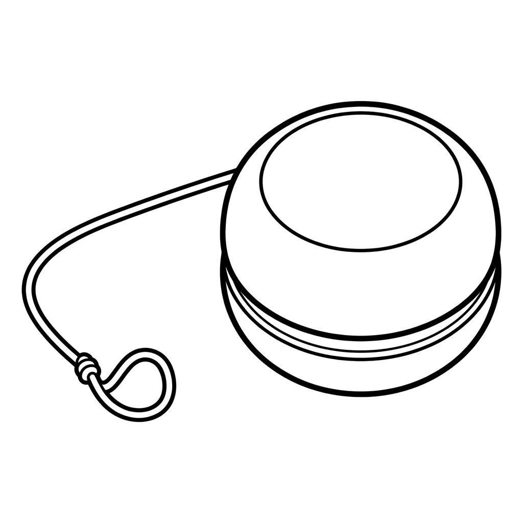 Yoyo 12 para colorear para niño de 10 años
