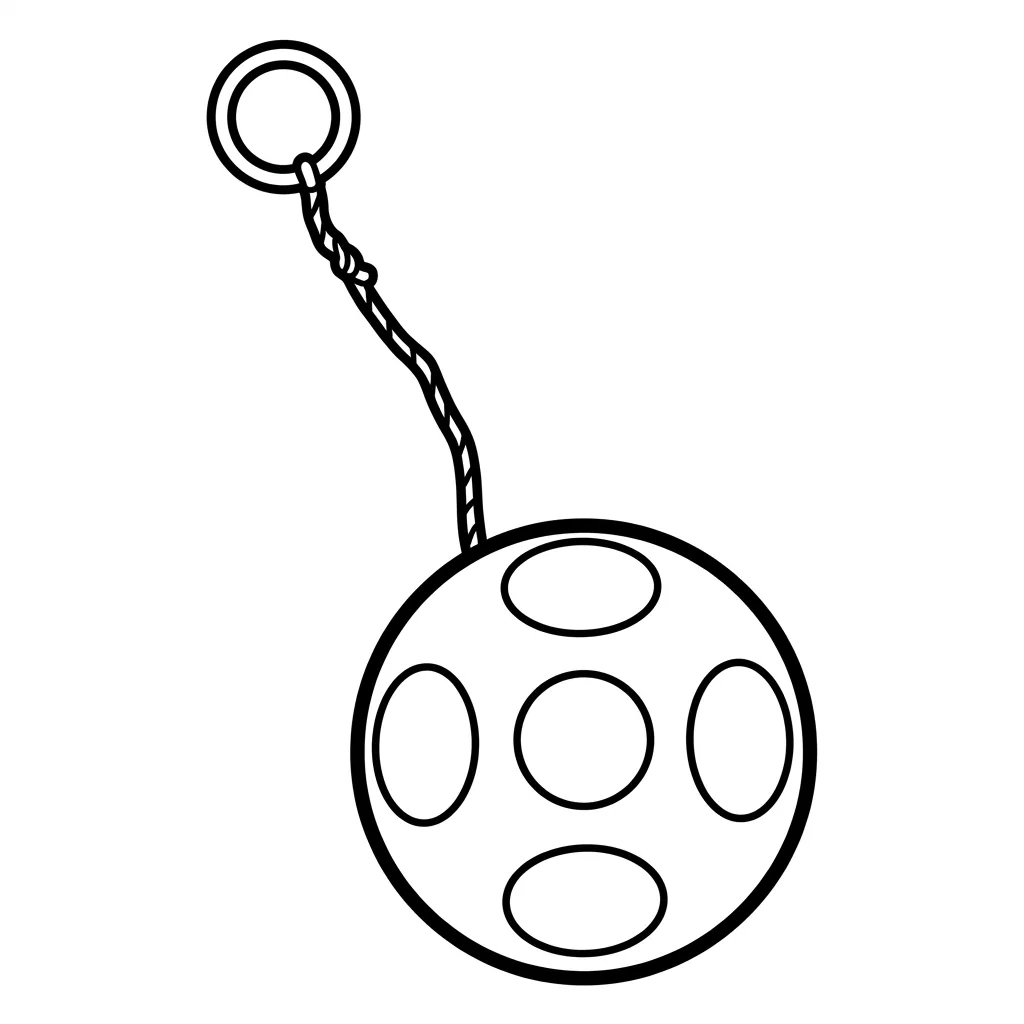 Yoyo 16 para colorear para descargar