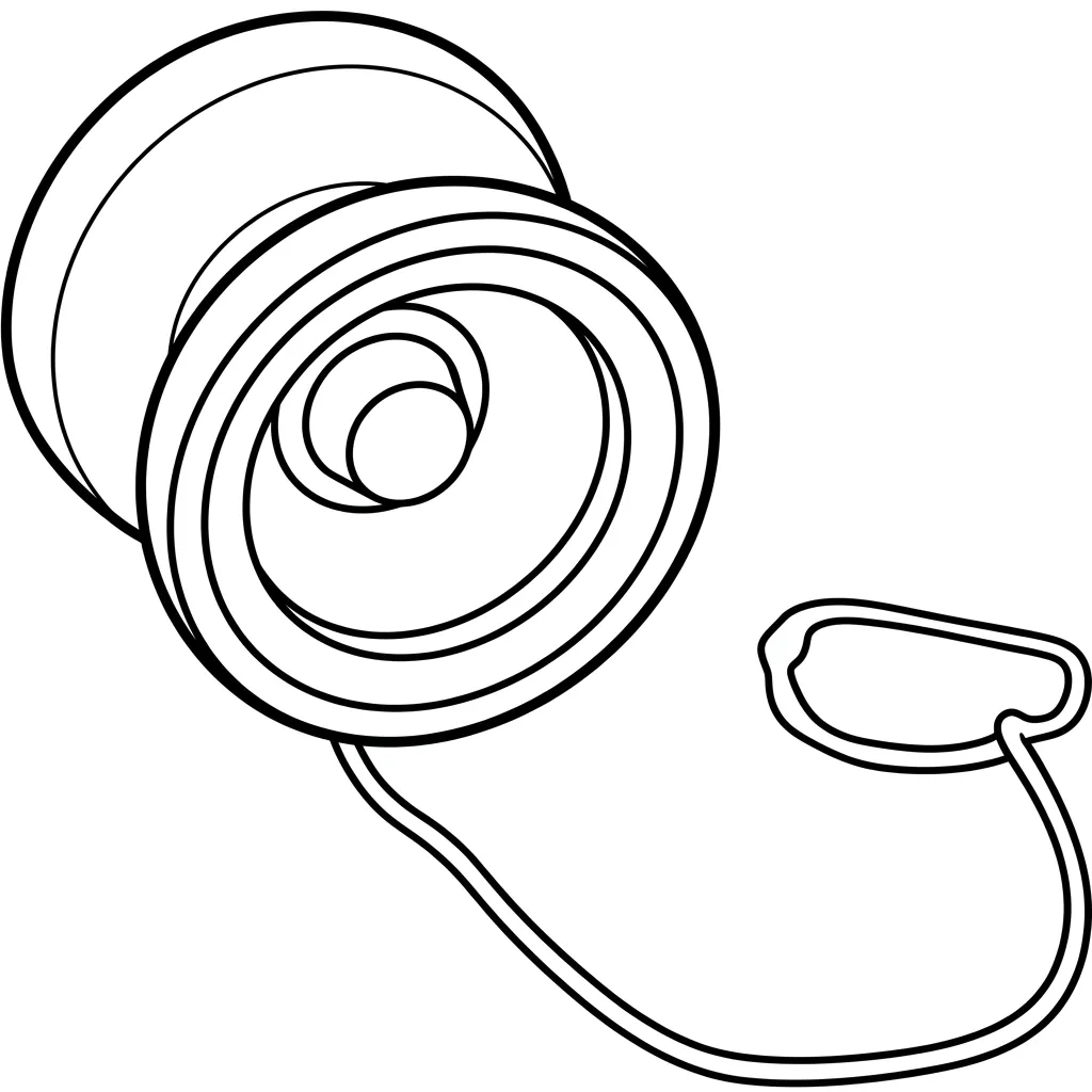 Yoyo 6 para colorear para imprimir