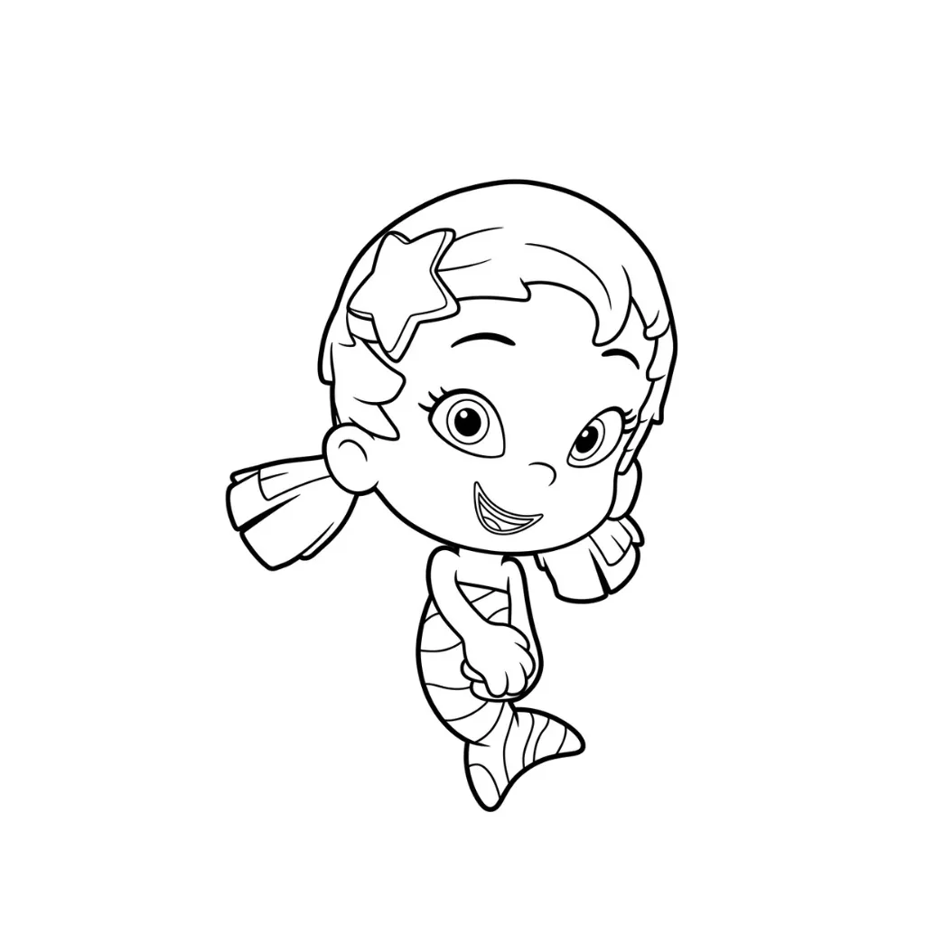 Bubble Guppies 10 para colorear para imprimir gratis