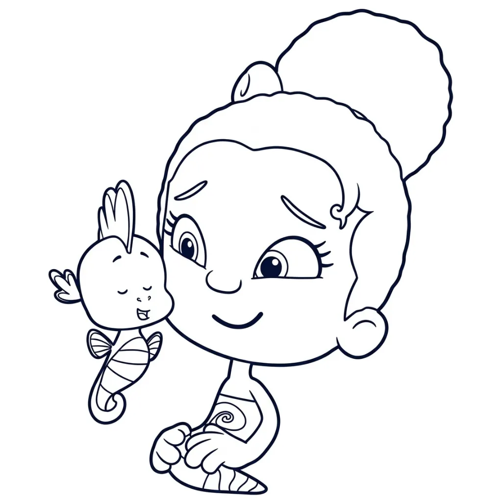 Bubble Guppies 11 para colorear para imprimir gratis
