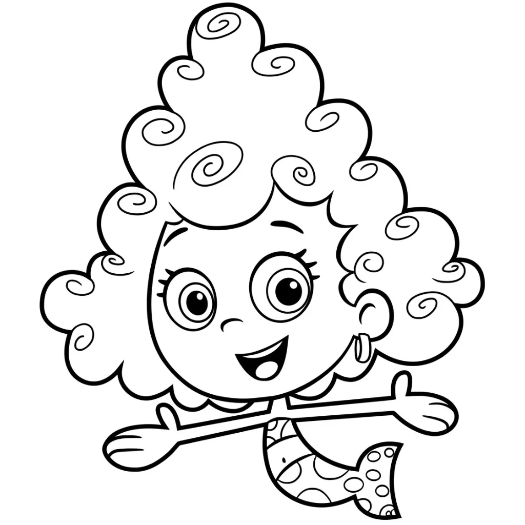 Bubble Guppies 16 para colorear para imprimir para niño de 9 años