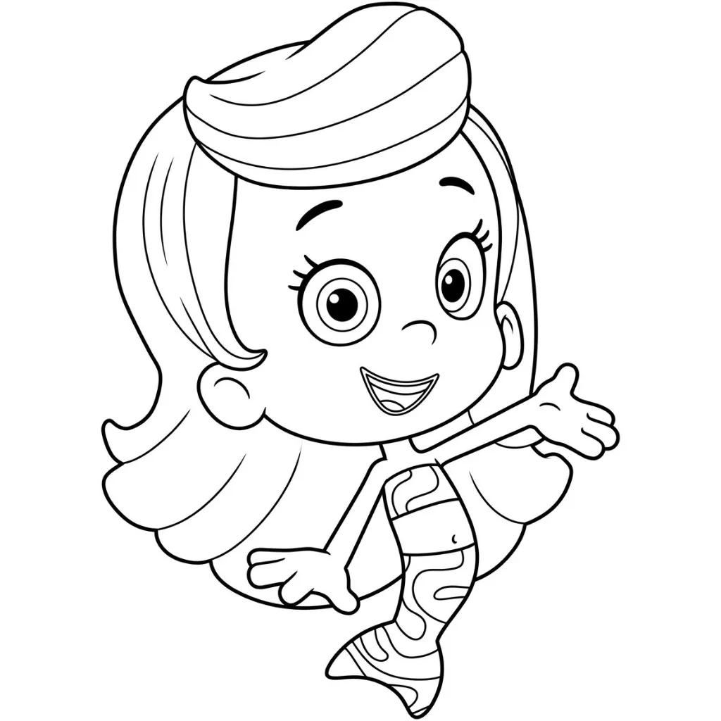 Bubble Guppies 18 para colorear para imprimir pdf gratis