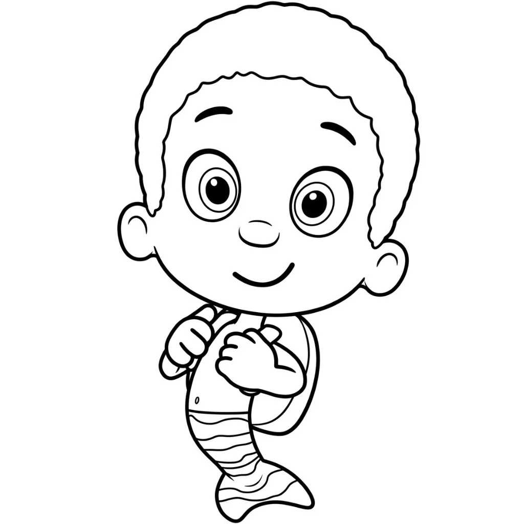 Bubble Guppies 19 para colorear para imprimir pdf gratis