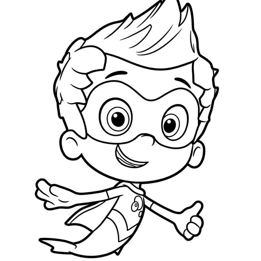 Bubble Guppies 20 para colorear para imprimir para niño de 12 años