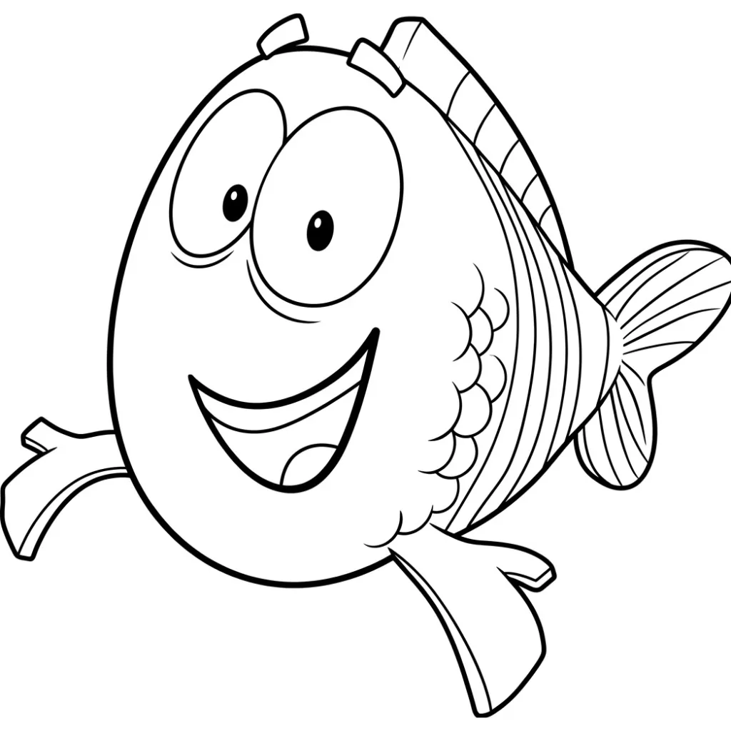 Bubble Guppies 4 para colorear para imprimir pdf gratis