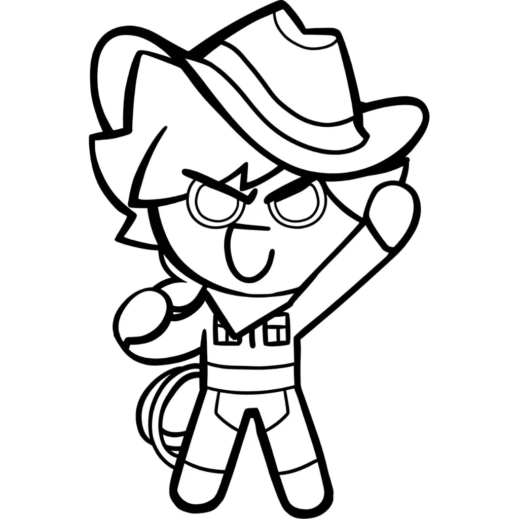 Cookie Run 10 para colorear educativo para niño