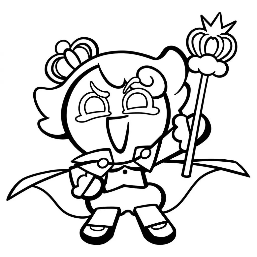 Cookie Run 11 para colorear en línea gratis