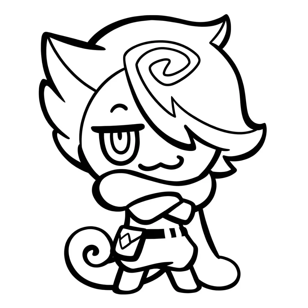 Cookie Run 22 para colorear en línea para niño