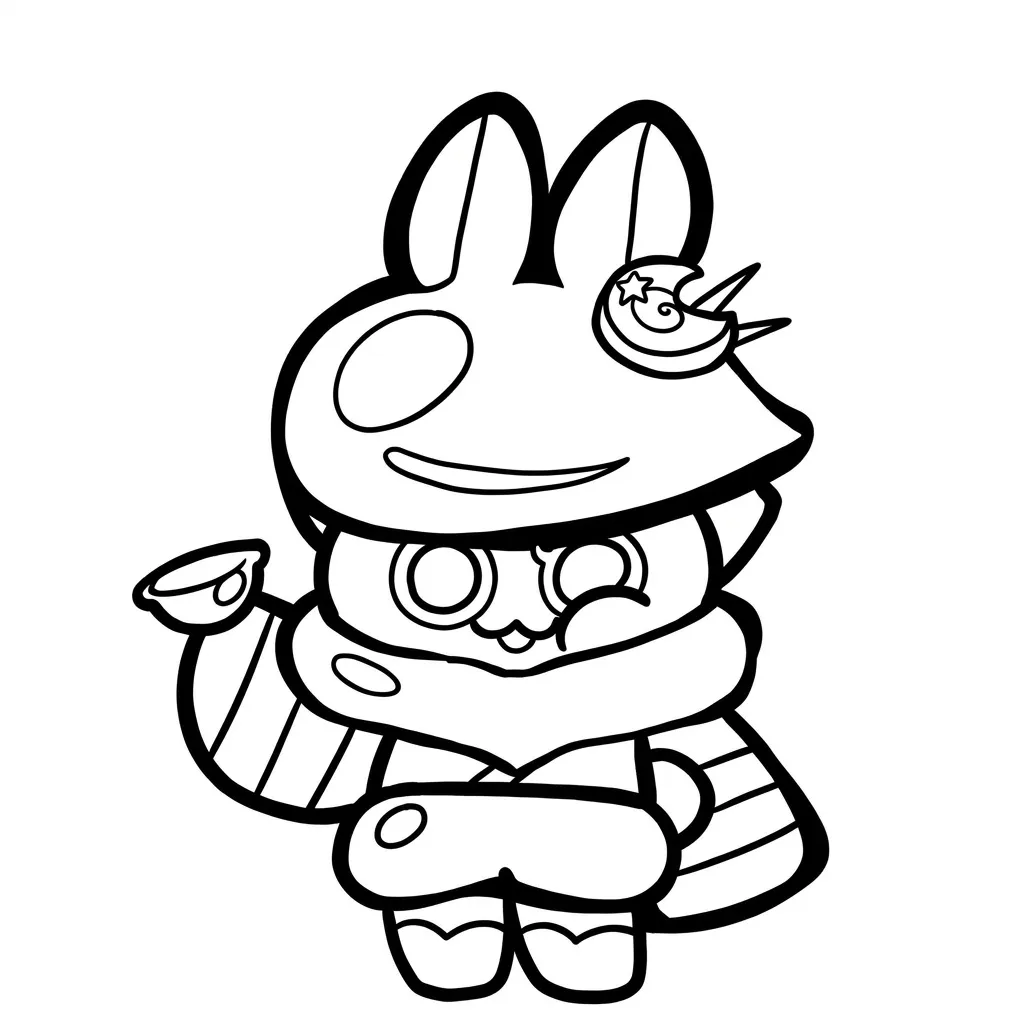Cookie Run 23 para colorear para niños para descargar