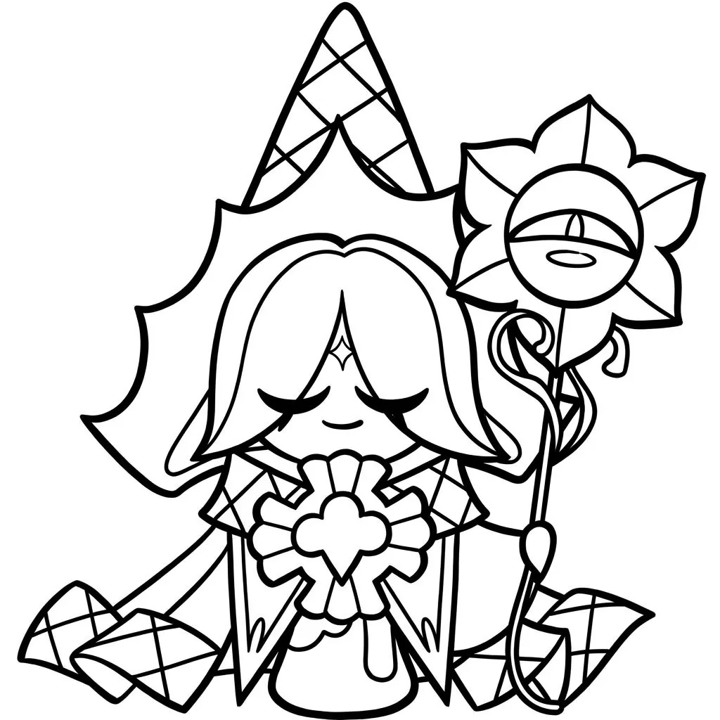 imprimir Cookie Run 24 para colorear