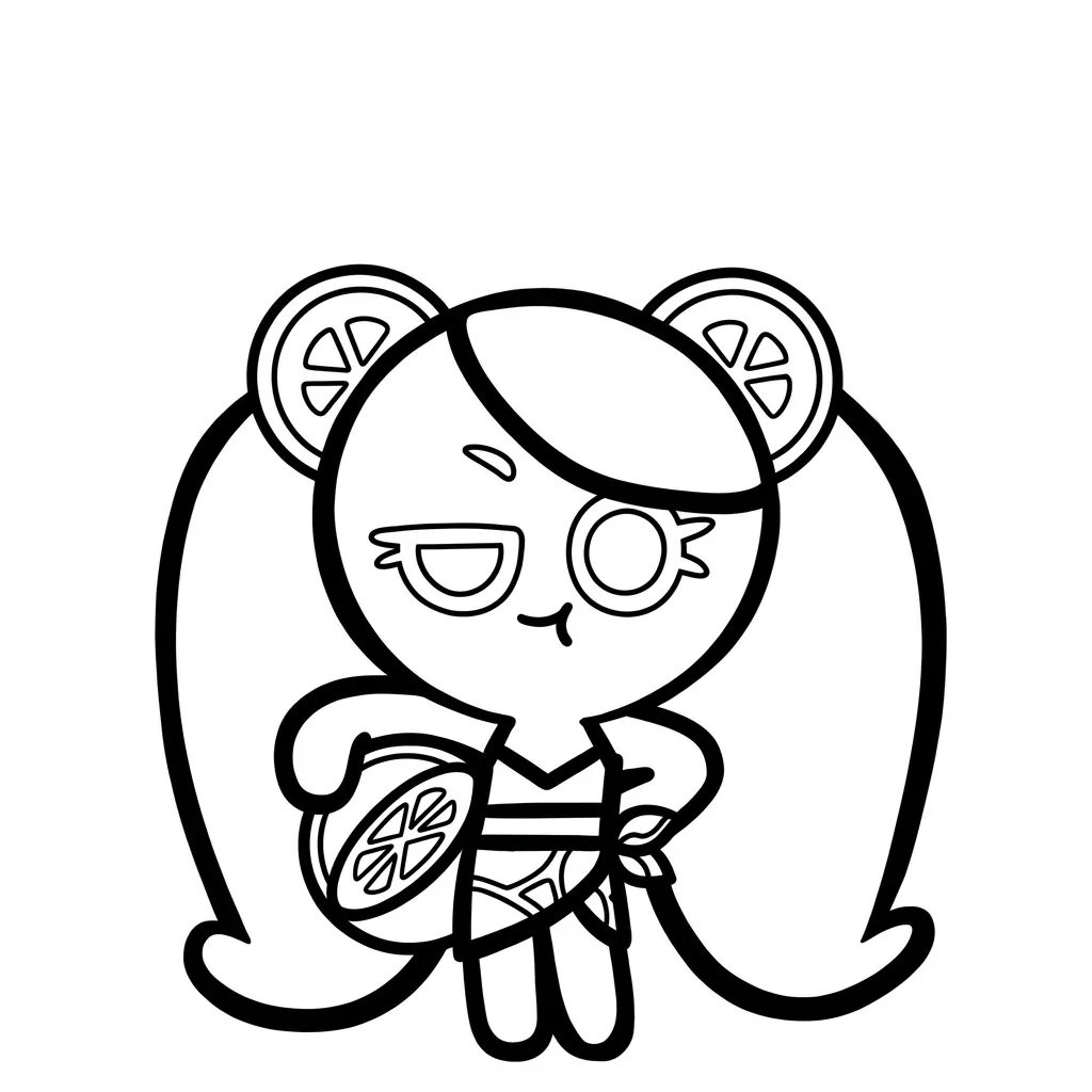 para imprimir Cookie Run 25 para colorear gratis