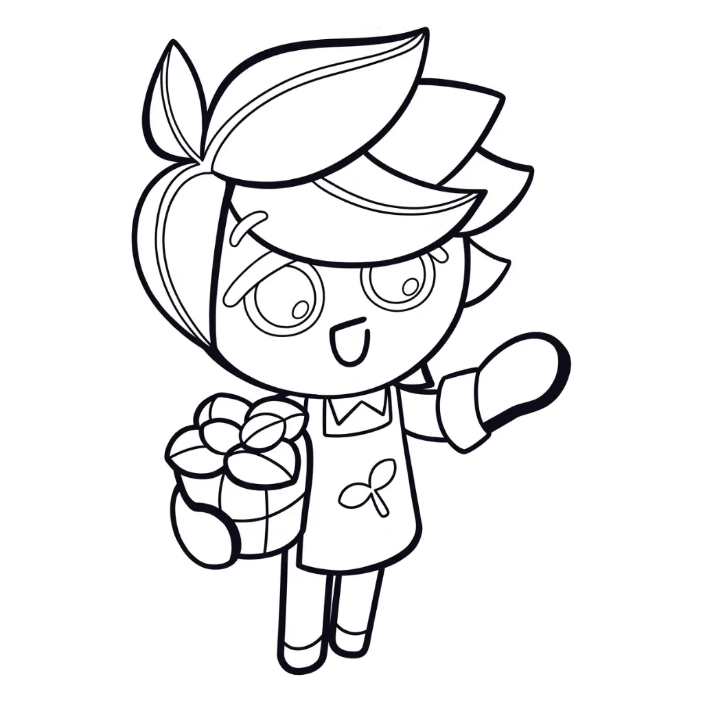 Cookie Run 26 para colorear para imprimir para niños