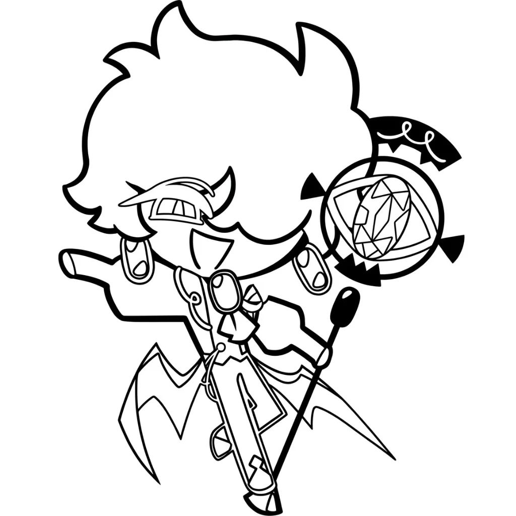 Cookie Run 7 para colorear para imprimir gratis