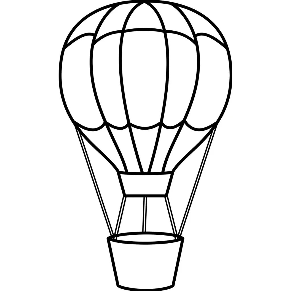 imprimir Globo Aerostatico 11 para colorear gratis