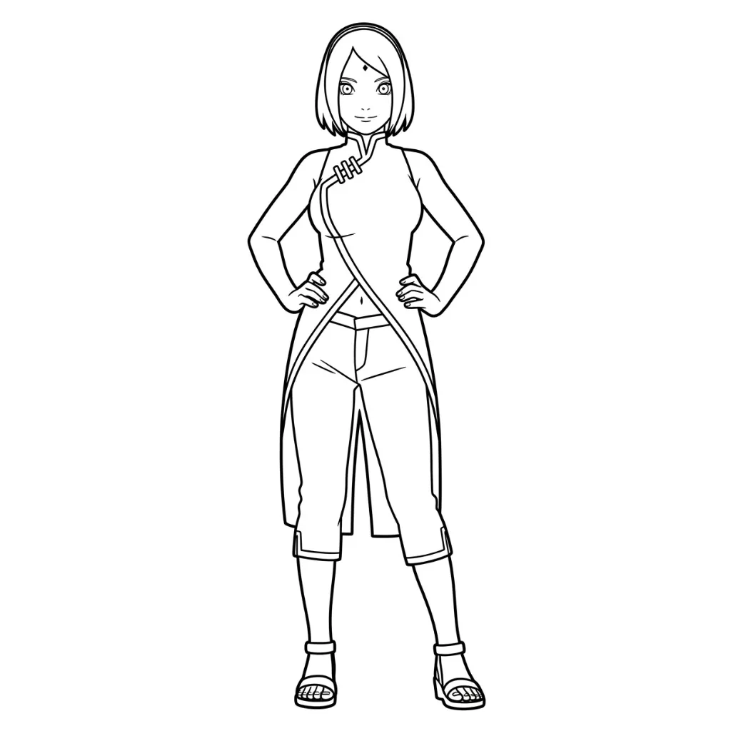descargar Haruno Sakura 11 para colorear gratis