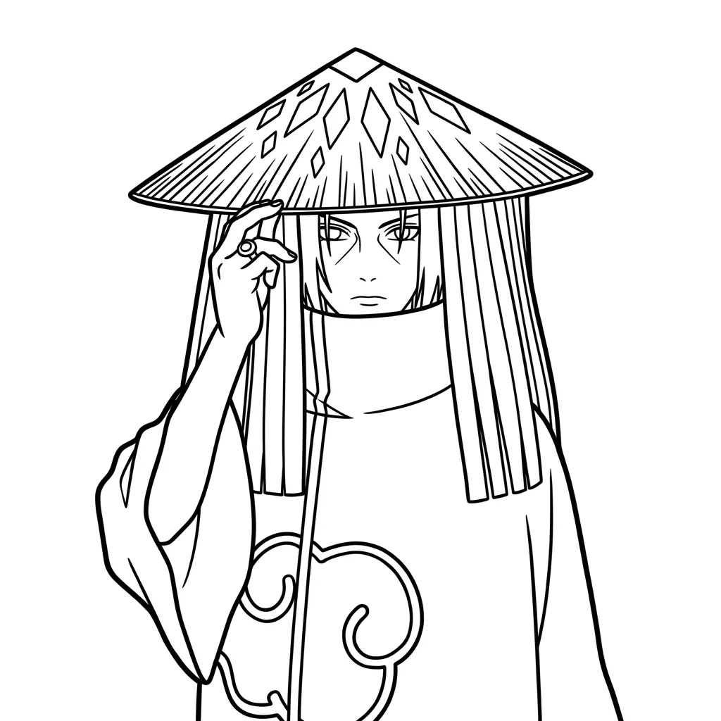 Itachi Uchiha 11 para dibujar en línea