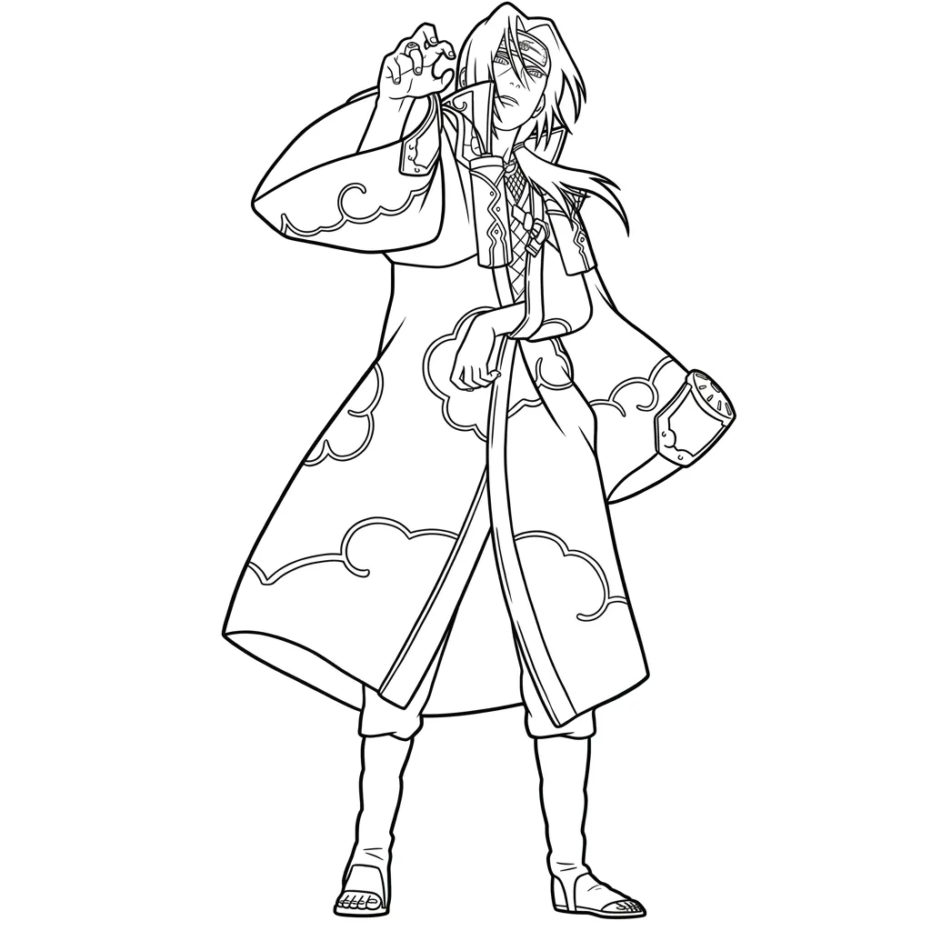 Itachi Uchiha 16 para colorear para imprimir gratis