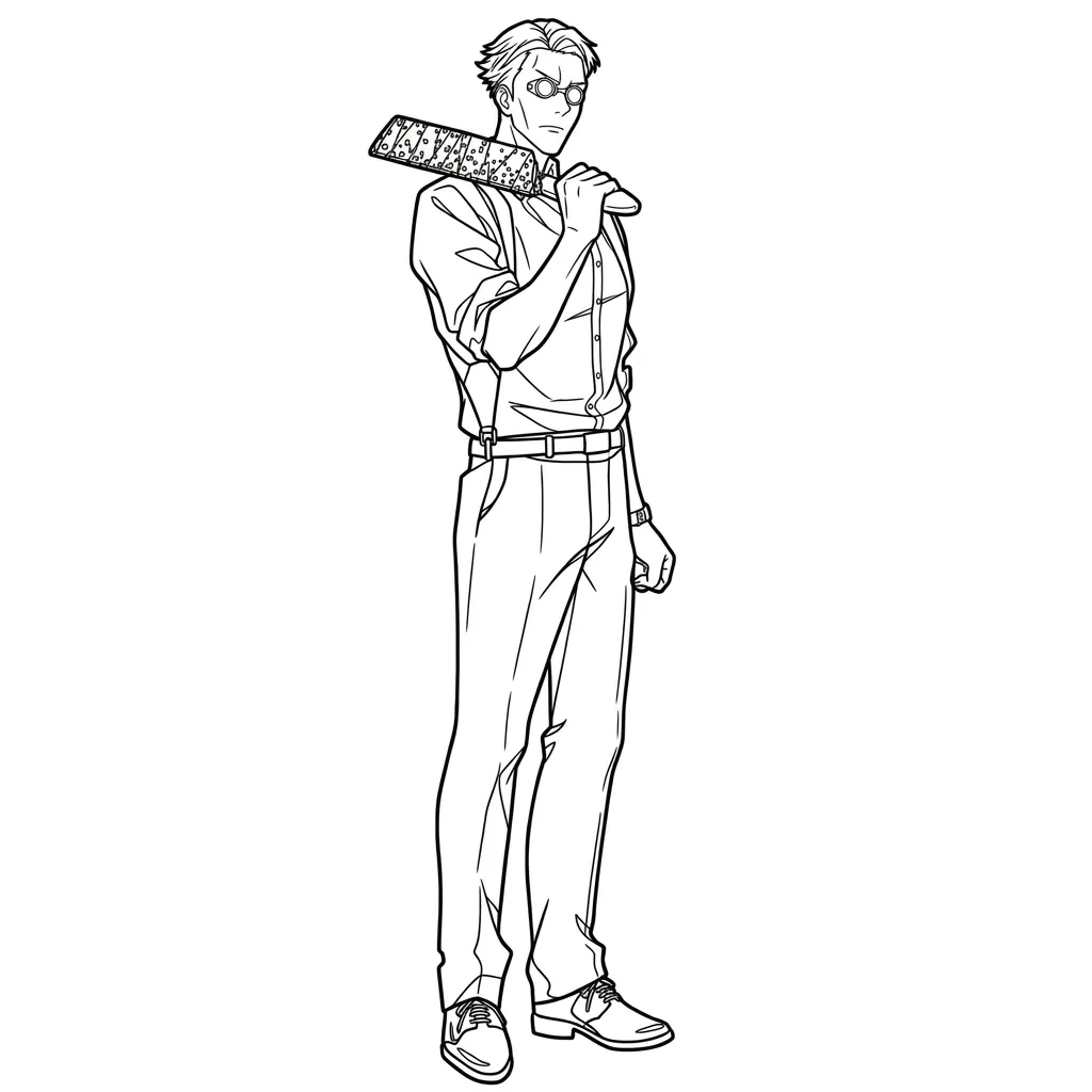 Jujutsu Kaisen 11 para colorear para primaria