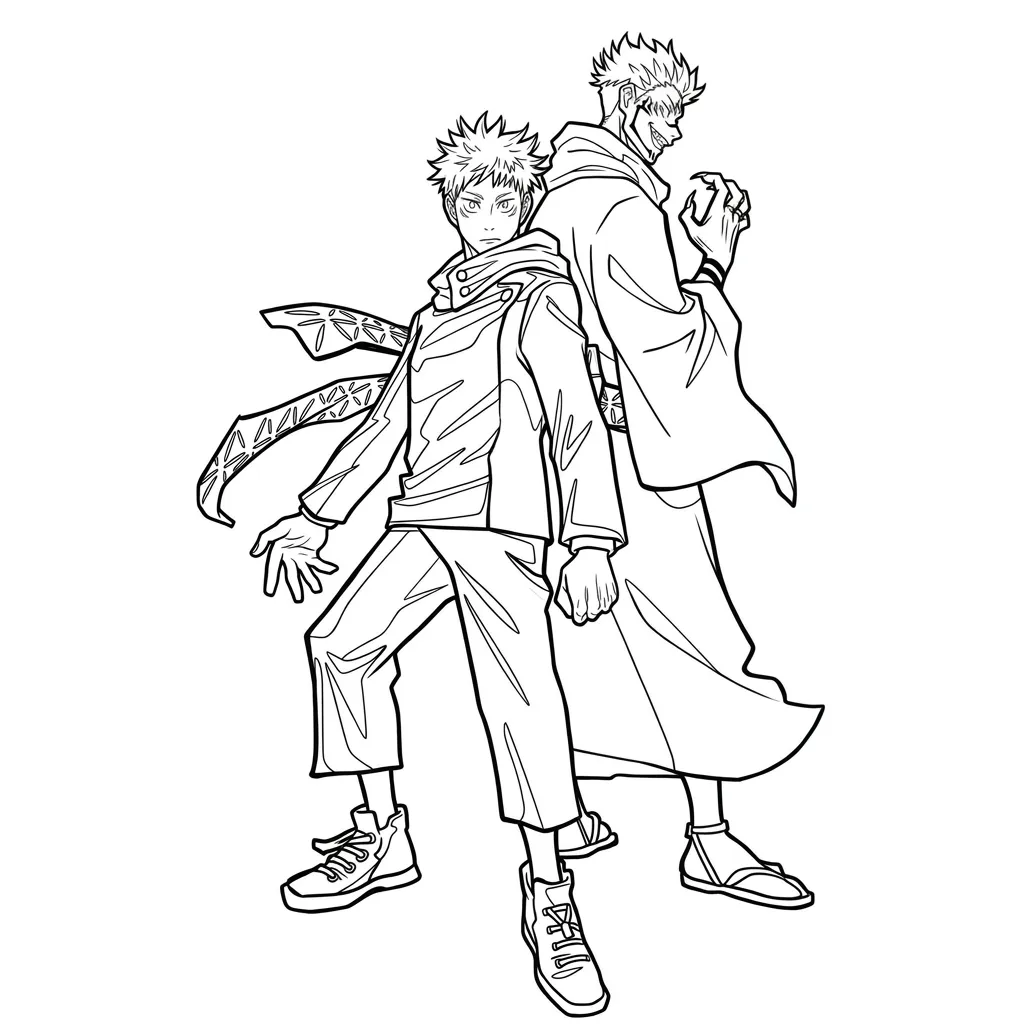 Jujutsu Kaisen 15 para colorear y dibujo para imprimir