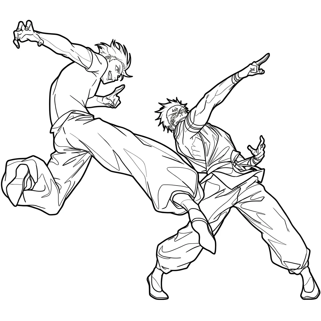 Jujutsu Kaisen 17 para colorear para descargar