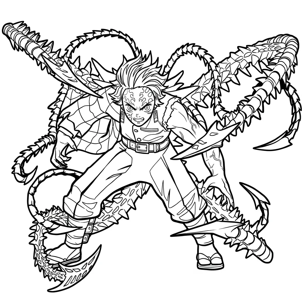Jujutsu Kaisen 19 para colorear gratis