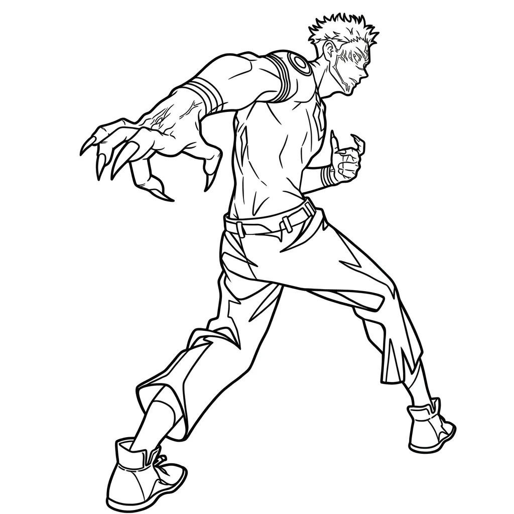 Jujutsu Kaisen 21 para colorear y dibujos