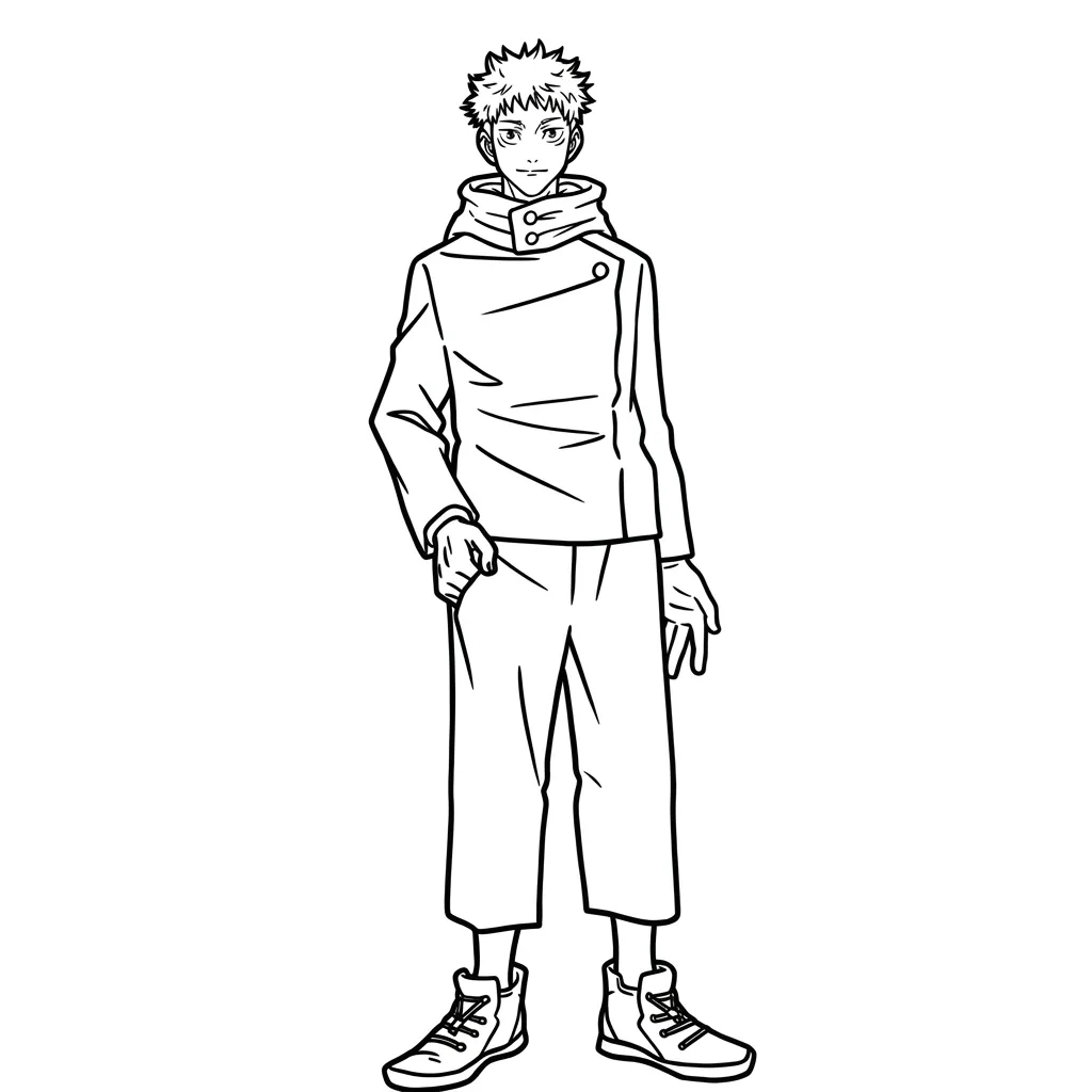 Jujutsu Kaisen 9 para colorear gratis