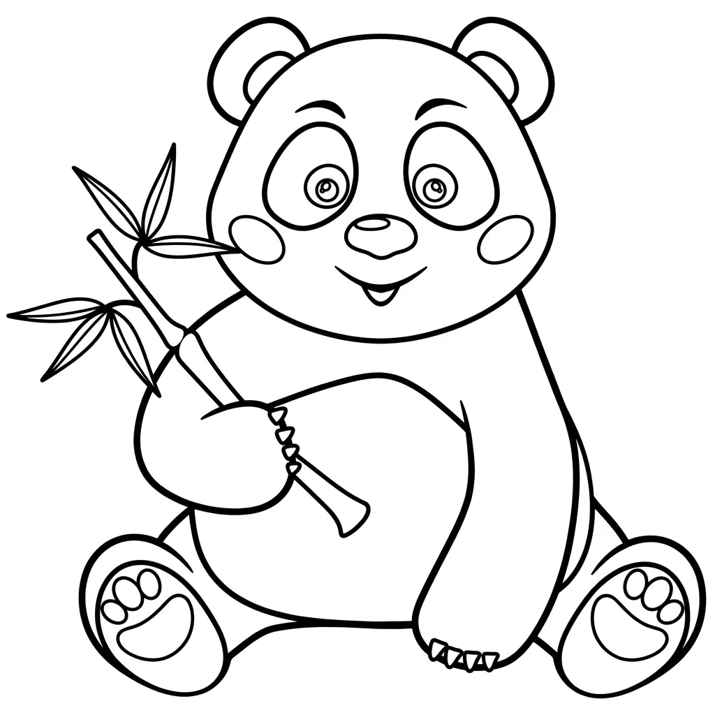 Osos Panda 15 para colorear para imprimir para niño de 10 años