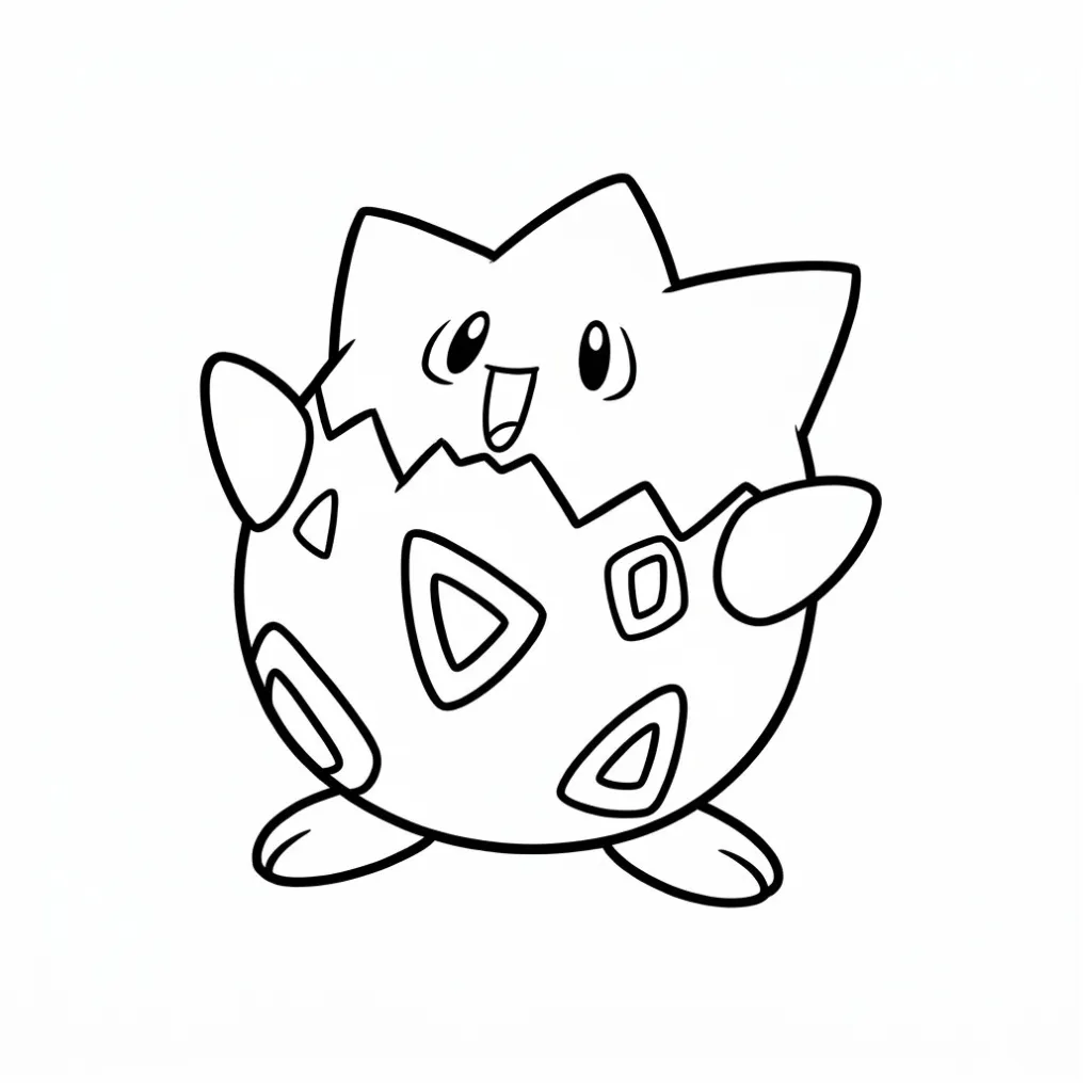 Togepi 15 para colorear y dibujos
