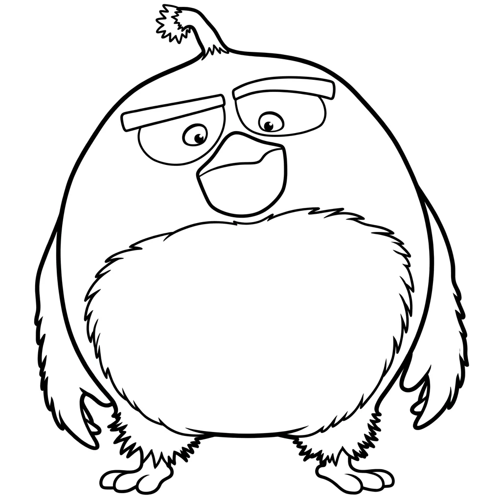 Angry Birds 13 para colorear y dibujos