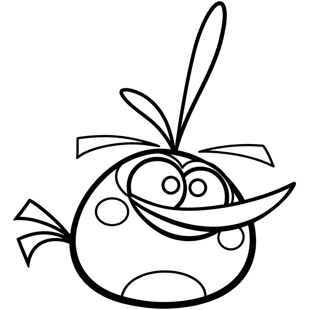 para imprimir Angry Birds 7 para colorear gratis