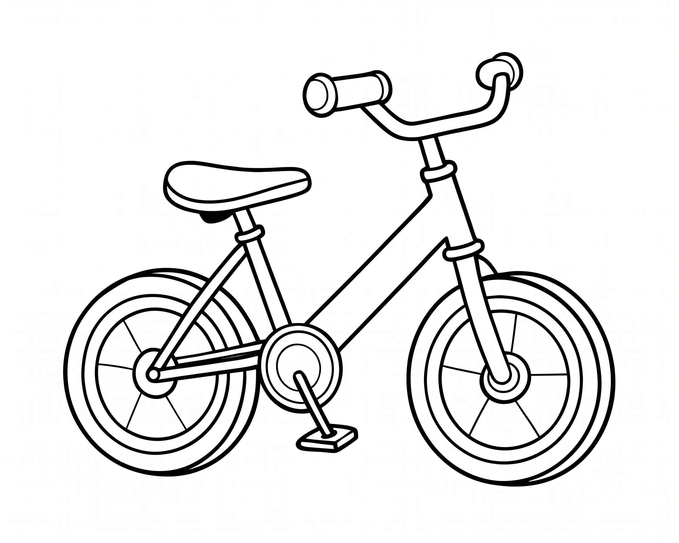 Bicicleta 17 para colorear gratis en línea